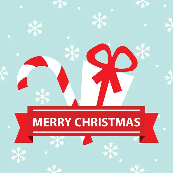 Vector Merry Christmas card — Stock Vector