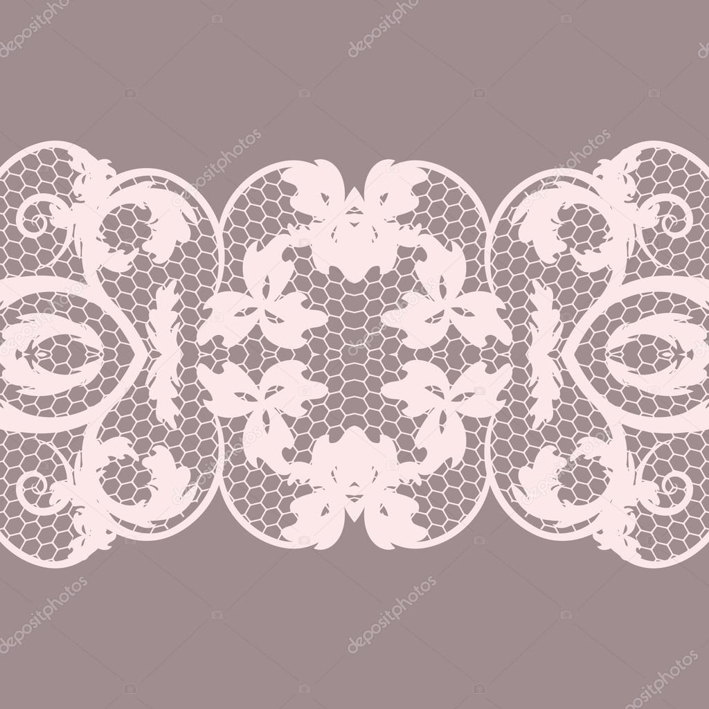 Vector seamless lace pattern