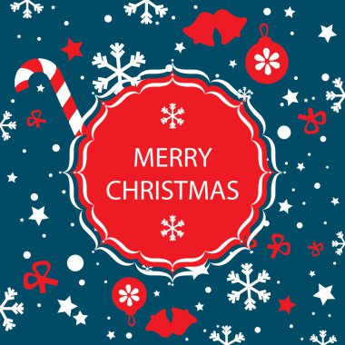 Merry christmas banner vektör