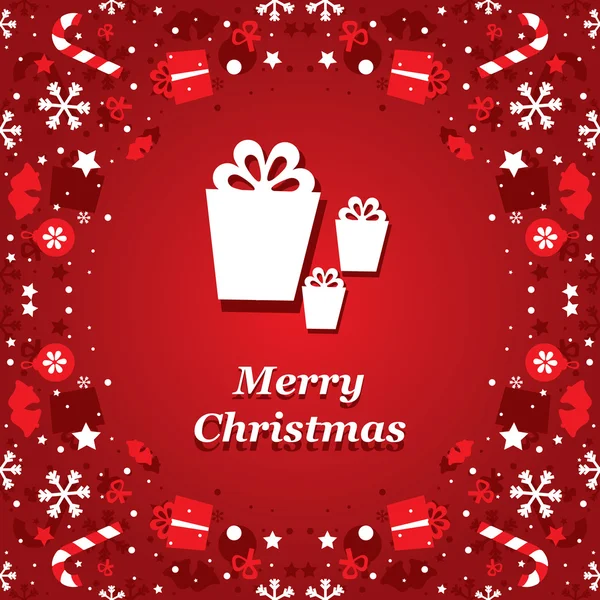 Merry Christmas banner vector — Stock Vector