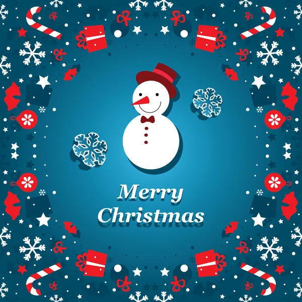 Merry Christmas banner vector — Stock Vector