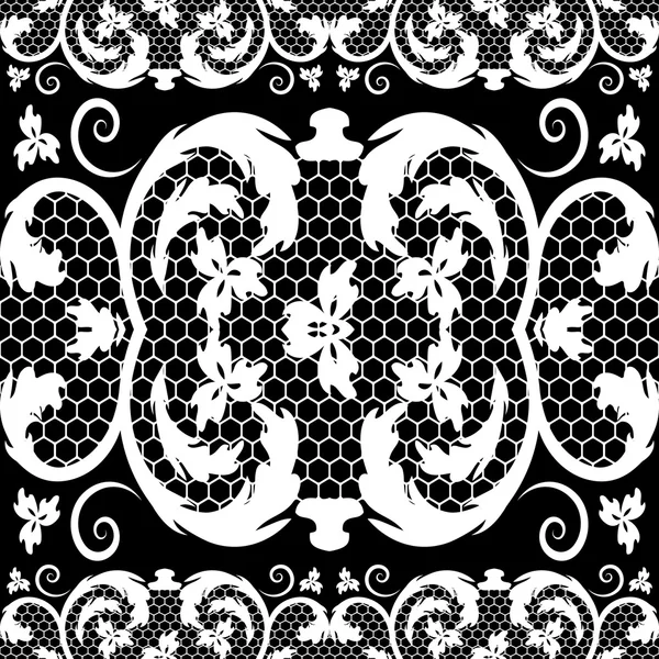 Vector vintage lace — Stock Vector