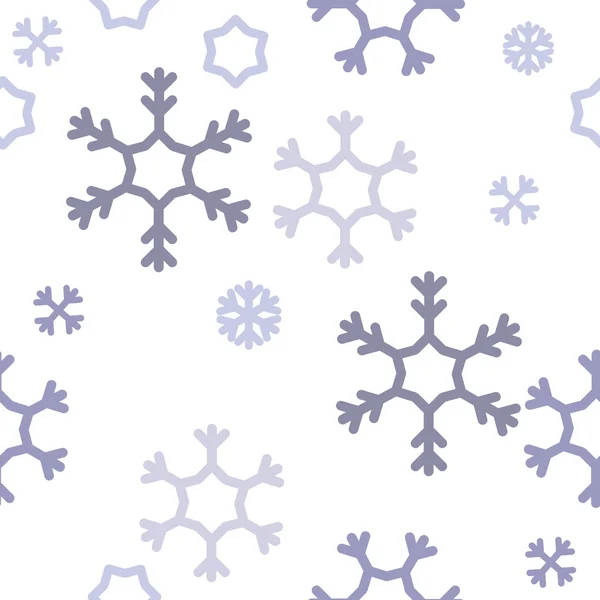 Vector abstracte achtergrond met sneeuwvlokken — Stockvector