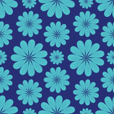 vektör sorunsuz çiçek desenli doku
