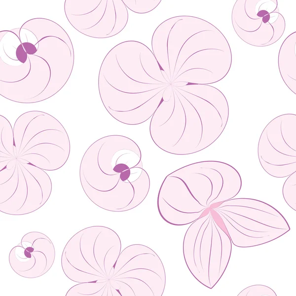 Textura de patrón floral sin costura vectorial — Archivo Imágenes Vectoriales
