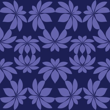 vektör Dikişsiz soyut desen çiçek öğeleri