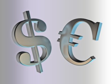 Dolar ve Avro simgesi