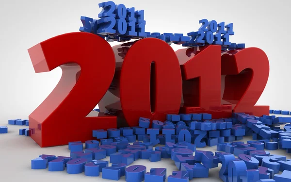 Año Nuevo 2012 — Foto de Stock