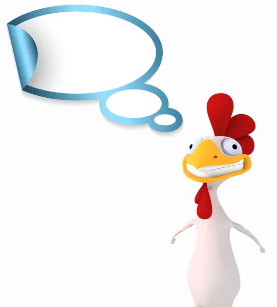 Cartoon Rooster — Stock Photo, Image