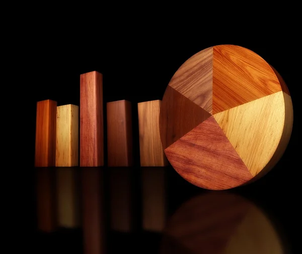 Графическая древесина — стоковое фото
