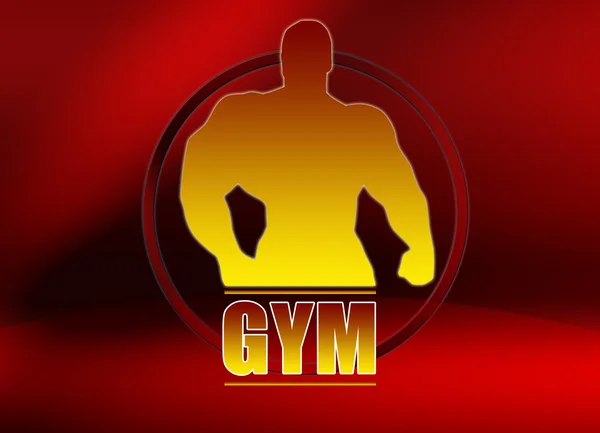 Gym man — Stock Photo, Image