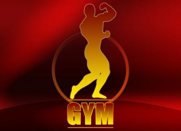 Gym man — Stock Photo, Image
