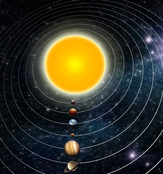 Sistema solare — Foto Stock