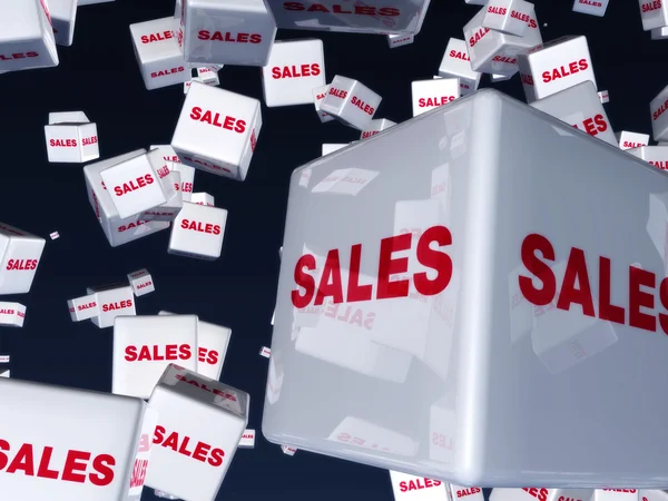 Sales ondertekenen — Stockfoto