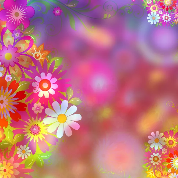 Glückliche Blumen — Stockfoto
