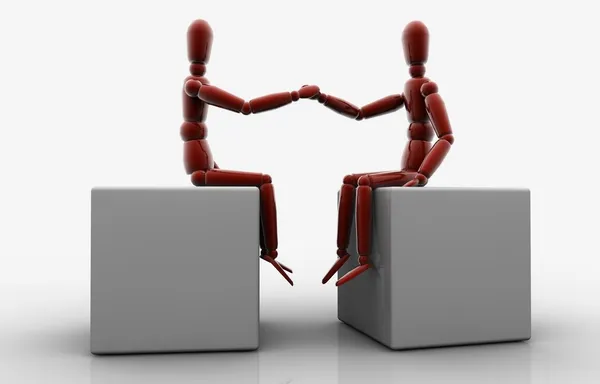 Business concept. Handshake partners. — Stock Photo, Image
