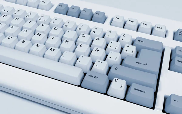 灰色のキーボード — ストック写真
