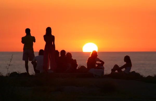 Ao pôr do sol — Fotografia de Stock