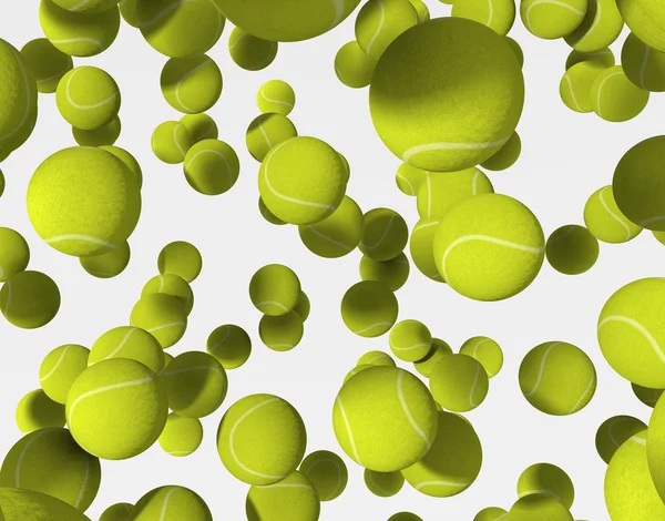 Tennisballen Stockafbeelding