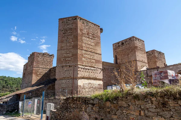 Buitrago Del Lozoya España Murallas Murallas Torres Del Castillo Mendoza — Foto de Stock