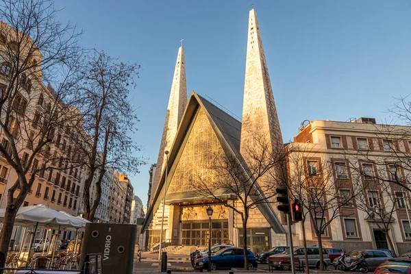 Madrid Spain Iglesia Del Santisimo Sacramento Most Blessed Sacrament Church — Stock Photo, Image