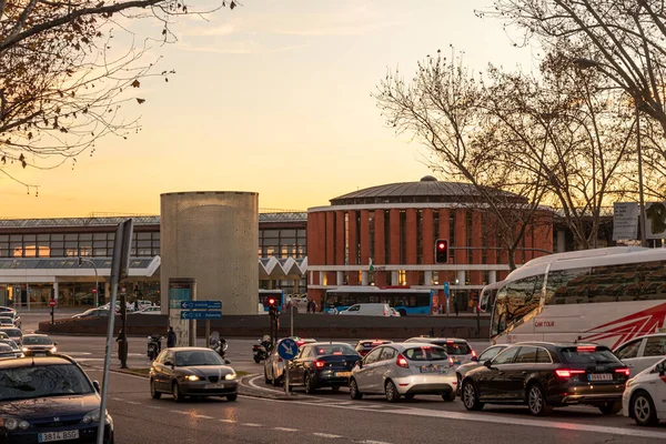 Madrid Spain Puerta Atocha Railway Station Largest Station Serving Commuter — Stock Photo, Image