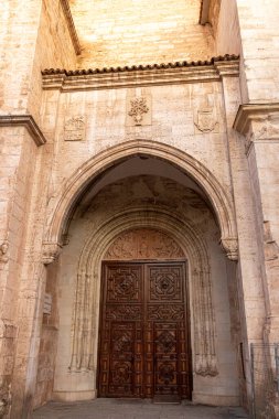 Ciudad Real, İspanya. Katedral de Nuestra Senora del Prado (Prado Katedrali 'nin Azize Mary' si), Gotik bir tapınak.