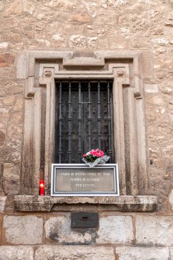Ciudad Real, İspanya. Katedral de Nuestra Senora del Prado (Prado Katedrali 'nin Azize Mary' si), Gotik bir tapınak.