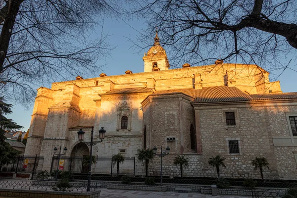 Ciudad Real Spanje Hoofdgevel Van Catedral Nuestra Senora Del Prado — Stockfoto