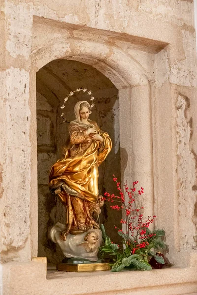 Ciudad Real España Inmaculada Concepción Dentro Iglesia Santiago Una Iglesia —  Fotos de Stock