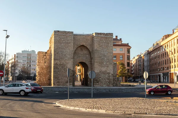 Ciudad Real Spain Puerta Toledo Toledo Gate Gothic Fortified City — Stock Photo, Image