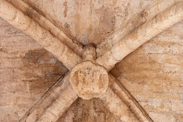 Ciudad Real Spanya Duvarların Eski Bir Parçası Olan Gotik Güçlendirilmiş — Stok fotoğraf