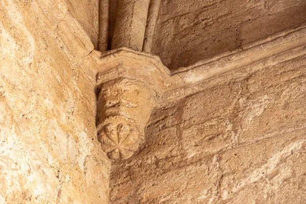 Ciudad Real Španělsko Detail Trezorů Puerta Toledo Toledská Brána Gotického — Stock fotografie