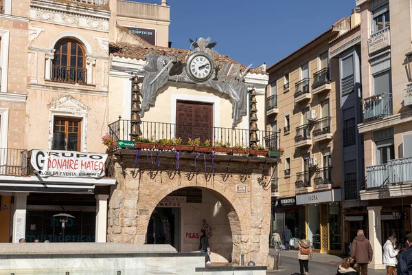 Ciudad Real Spanje Het Casa Del Reloj Klok Huis Plaza — Stockfoto