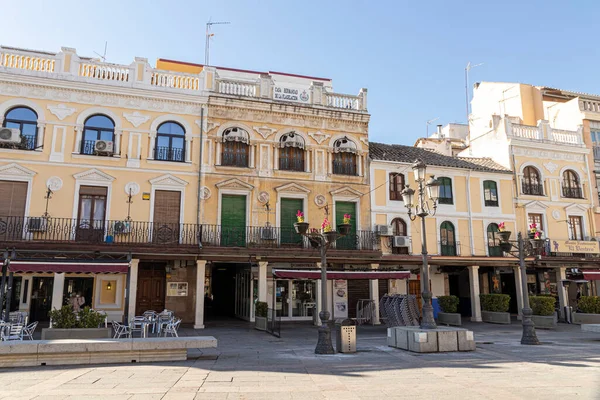 Ciudad Real Spanje Plaza Mayor Grand Town Square Belangrijkste Plein — Stockfoto