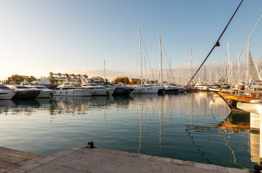 Palma de Mallorca, Spain. Views of the Port de Palma, most important harbor in the island of Mallorca