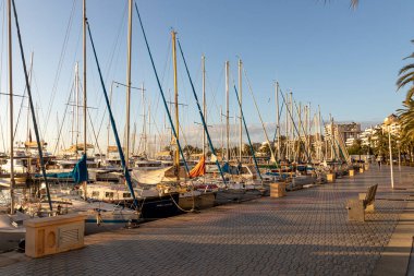 Palma de Mallorca, Spain. Views of the Port de Palma, most important harbor in the island of Mallorca