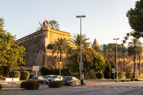 Пальма Мальорка Іспанія Стіни Вали Балуард Сант Пере Бастіон Святого — стокове фото