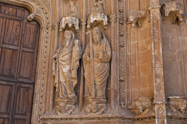 Palma Mallorca Spain Portal Del Mirador Facade Gothic Cathedral Santa — Stock Photo, Image