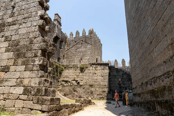 Guimaraes Portugal Castelo Guimaraes Guimaraes Castle 10Th Century Medieval Castle — Stock Fotó