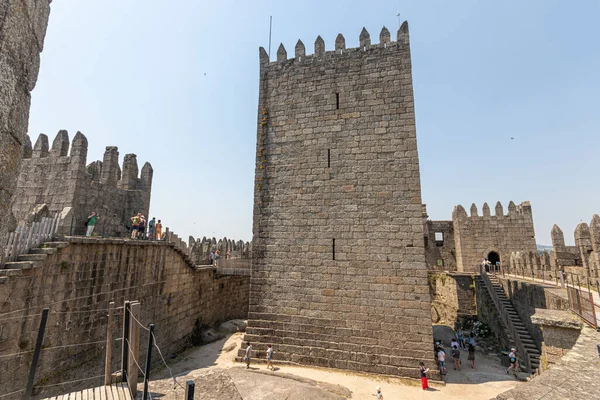 Guimaraes Portugal Castelo Guimaraes Guimaraes Castle 10Th Century Medieval Castle — Foto de Stock