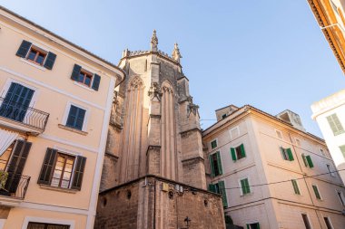 Palma de Mallorca, Spain. The Esglesia de Santa Eularia (Saint Eulalia Church)