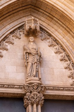 Palma de Mallorca, Spain. The Esglesia de Santa Eularia (Saint Eulalia Church)