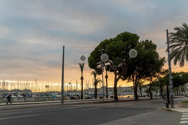 Palma de Mallorca, Spain. Views of the Port de Palma, most important harbor in the island of Mallorca