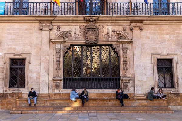 Palma de Mallorca, Spain. The Banc del si no fos (Seat of I do not go) in the Ajuntament de Palma (Palma City Hall, also called Cort