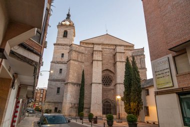 Ciudad Real, İspanya. Katedral de Nuestra Senora del Prado (Prado Katedrali 'nin Azize Mary' si), Gotik bir tapınak.