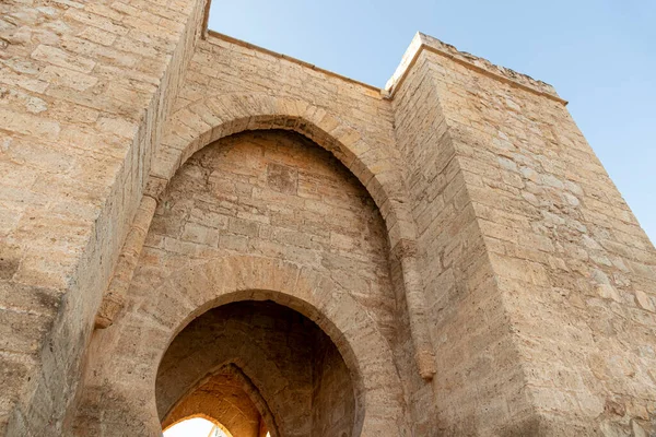 Ciudad Real Spanyolország Puerta Toledo Toledo Kapu Egy Gótikus Erődített — Stock Fotó