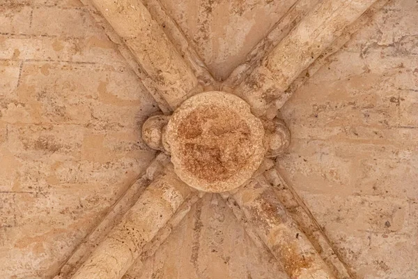 Ciudad Real Španělsko Detail Trezorů Puerta Toledo Toledská Brána Gotického — Stock fotografie
