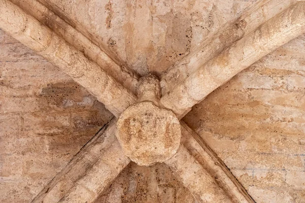 Ciudad Real Španělsko Detail Trezorů Puerta Toledo Toledská Brána Gotického — Stock fotografie