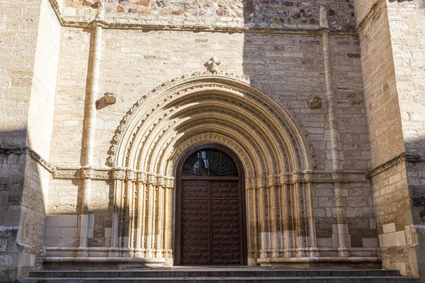 Ciudad Real Hiszpania Puerta Poniente Brama Zachodnia Iglesia San Pedro — Zdjęcie stockowe